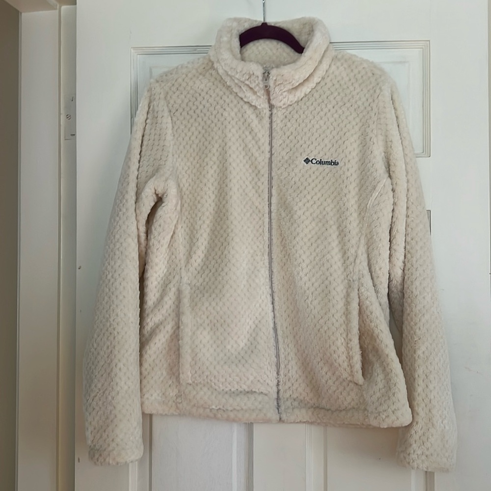 Columbia Fire Side lil Sherpa full zip mock neck